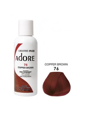 Adore Semi Permanent Hair Color 76 - Copper Brown