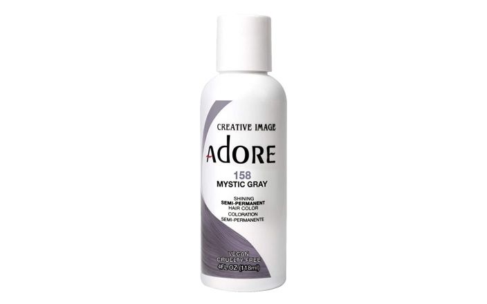 Adore Semi Permanent Hair Color 158 - Mystic Gray 118 ml
