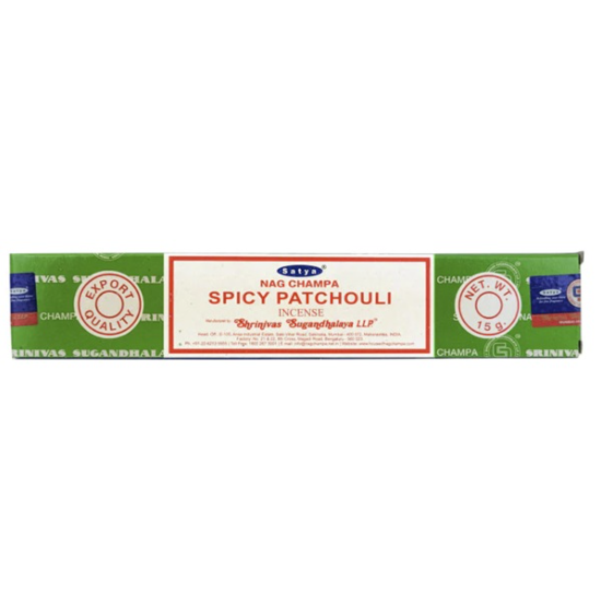 Satya - Nag Champa - Patchouli Incense - incense sticks - loose pack of 15 grams