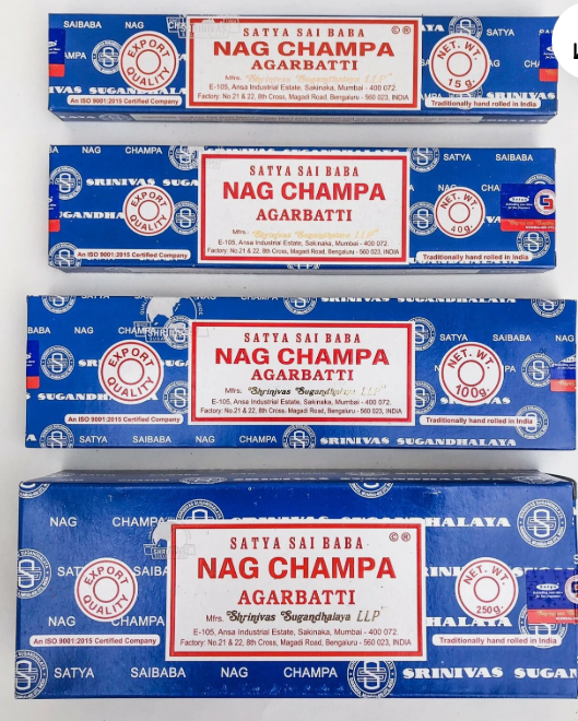 Satya Nag Champa Agarbatti classic sticks 3 boxes of 12 packets (15 grams per packet) incense | 36 packets of 15 grams | 3 boxes