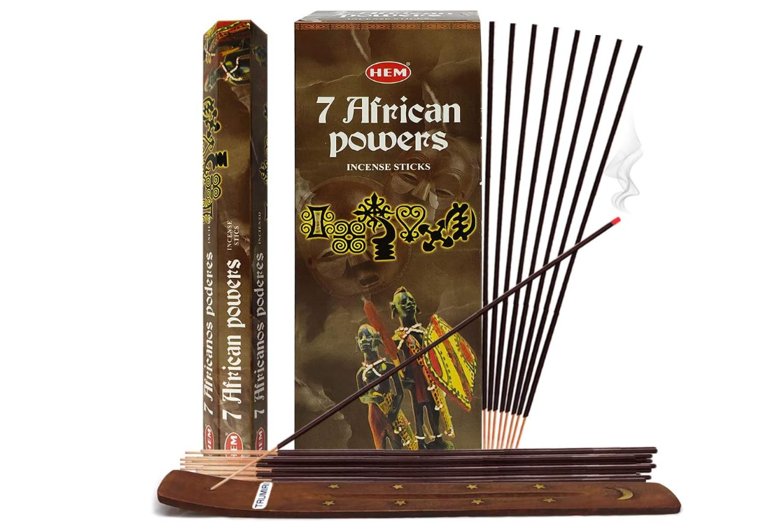 HEM Incense - 7 African Powers - 1 loose pack of 20 sticks
