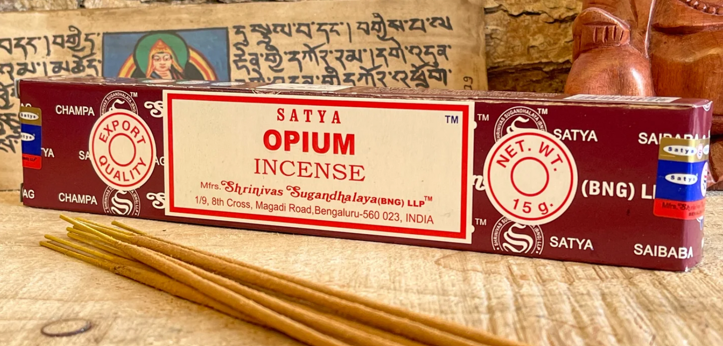 Satya Opium Incense loose pack 15 grams