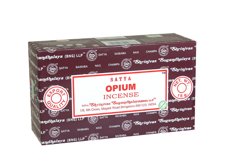 Satya - opium - incense - box of 12 pieces of 15 grams