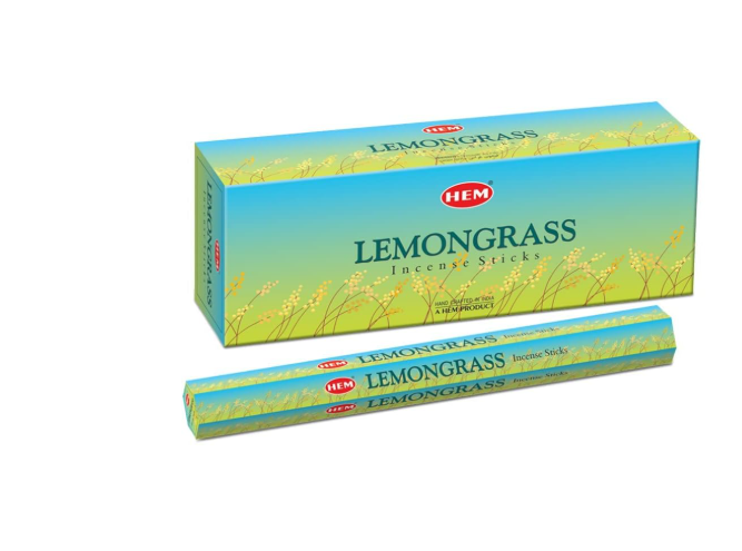 HEM Incense - Lemongrass - Slof (6 packs/120 sticks)
