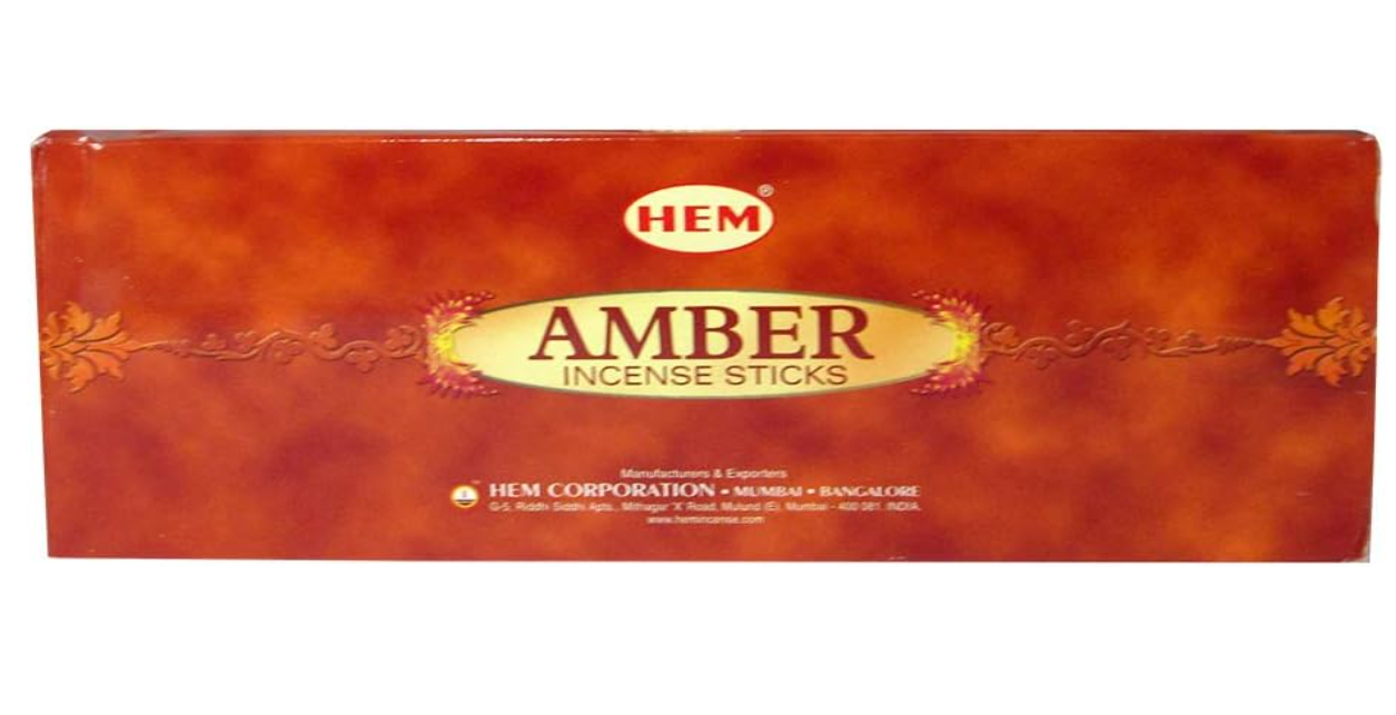 HEM Incense - Amber - Slof (6 packs/120 sticks)