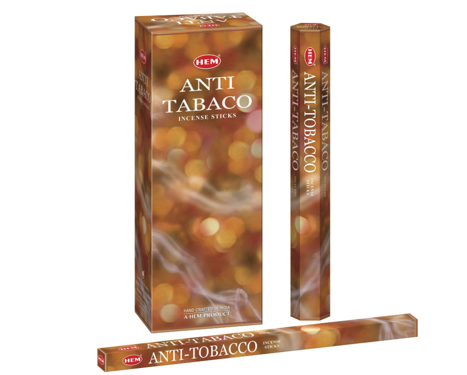 Incense - HEM Anti-Tabaco - Set of 3 packs - Anti Tobacco - Sticks - Incense sticks - Sticks