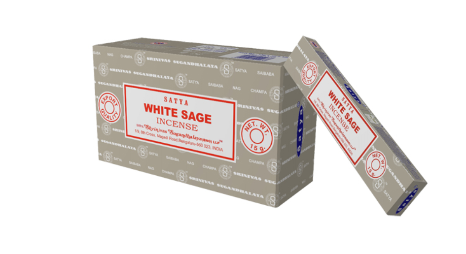 Satya white sage incense - white sage - 12 pcs of 15 grams