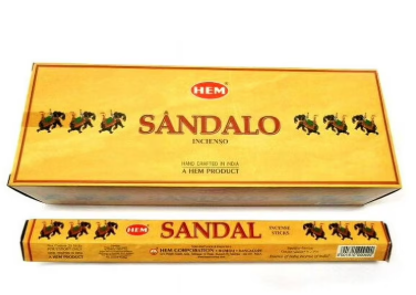 Incense Sandalwood - Packet with 6 packets (120 sticks)