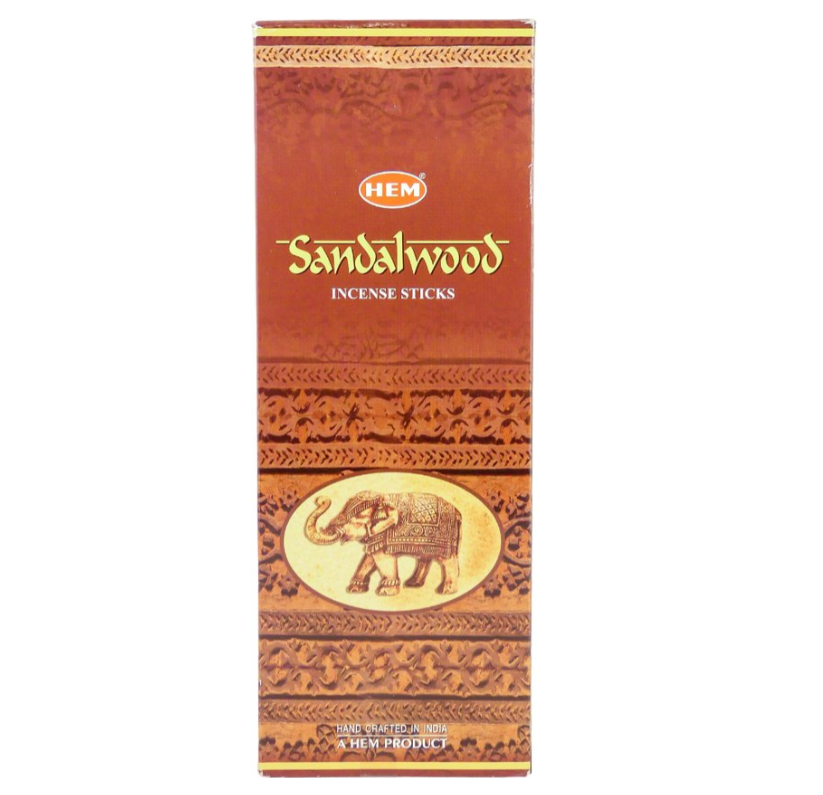 HEM Wierook - Sandalwood - Slof (6 pakjes/120 stokjes)