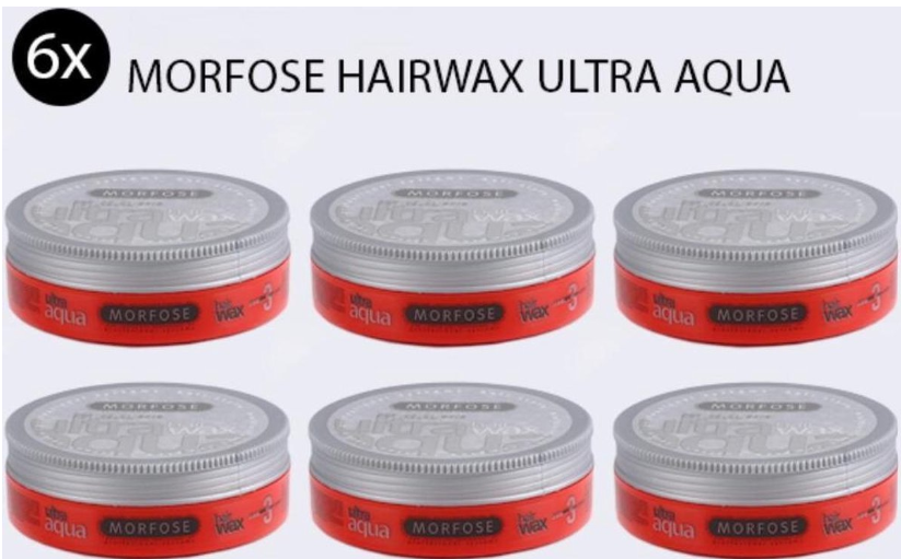 Morfose Ultra Aqua Hairwax - Value Pack 6x175ml