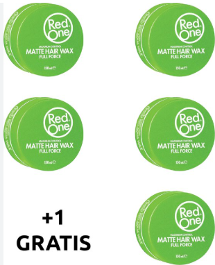 Red One Green 4 + 1 FREE | Aqua hair gel wax | Red One Wax | Red One Gel | Green