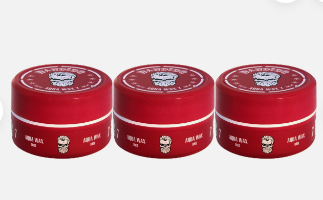 Bandido 7 Aqua Hair Styling Wax 3 pieces Red