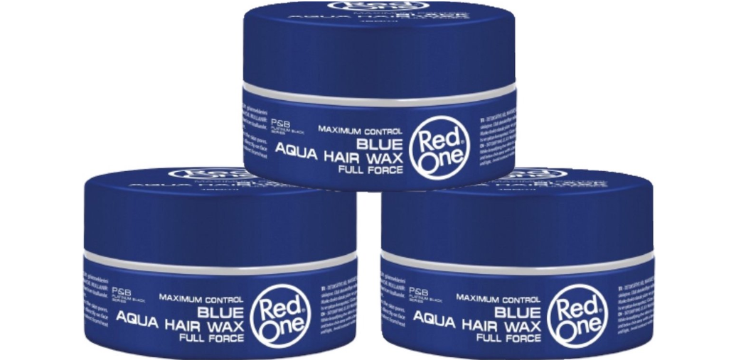 RED ONE X3 MAXIMUM CONTROL BLUE AQUA HAIR WAX FULL FORCE 150ML