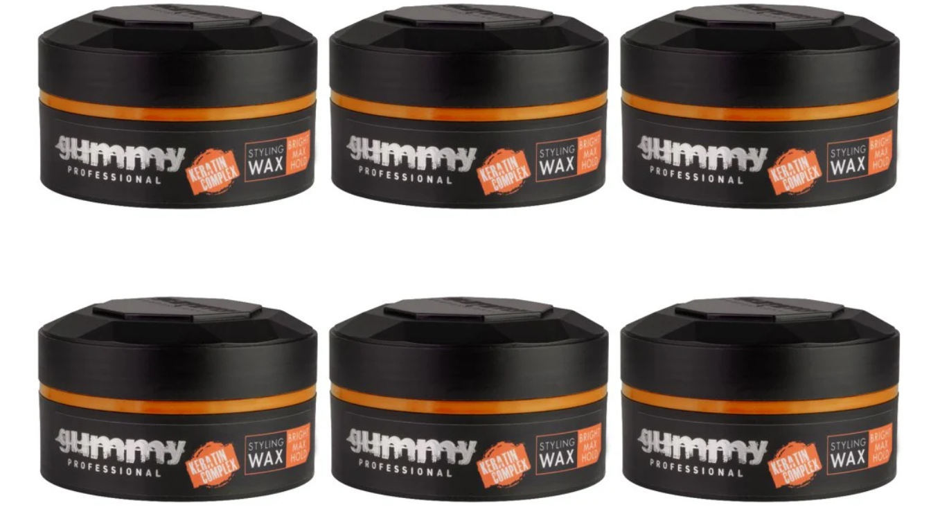 Gummy Keratin Complex Styling Bright Max Hold 6 pieces