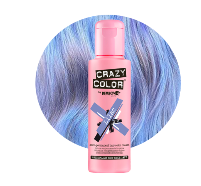 Crazy Color Lilac 100ml - Hair dye