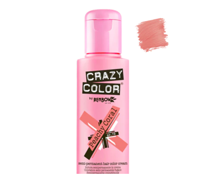 Permanent Color Peach Coral Crazy Color Nº 70 (100 ml)