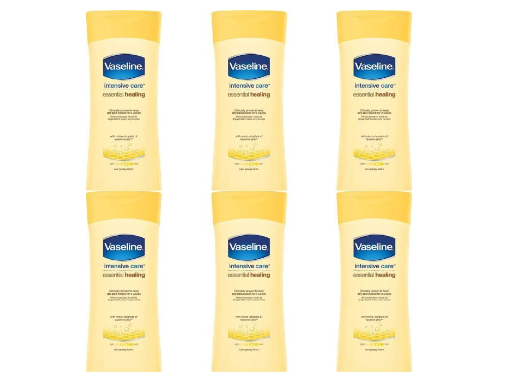 Vaseline Body Lotion Package - Essential Moisture 6 x 400 ml