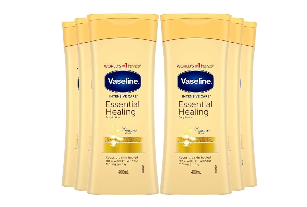 Vaseline Body Lotion Essential Healing - 6 x 400 ml - Value Pack