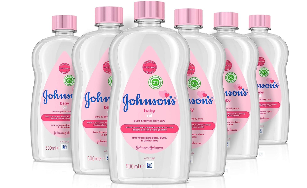 Johnson's Baby Oil 6 x 500ml XXL - Value Pack