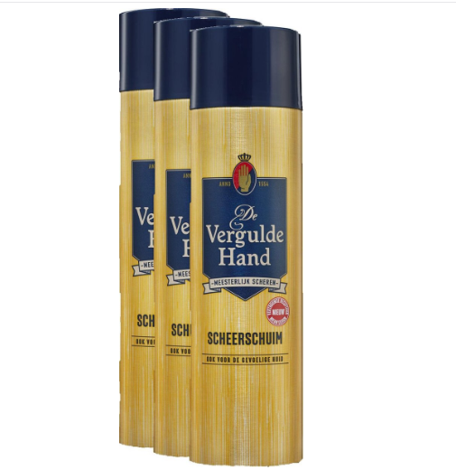 Gilded Hand Shaving Foam 250ml- Value Pack of 3