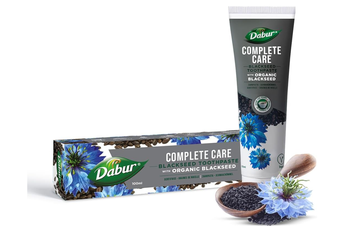 Dabur Black Seed Organic Toothpaste - 100ml | Toothpaste for Strong Teeth & Gums | Specially Formulated for Natural Oral Care