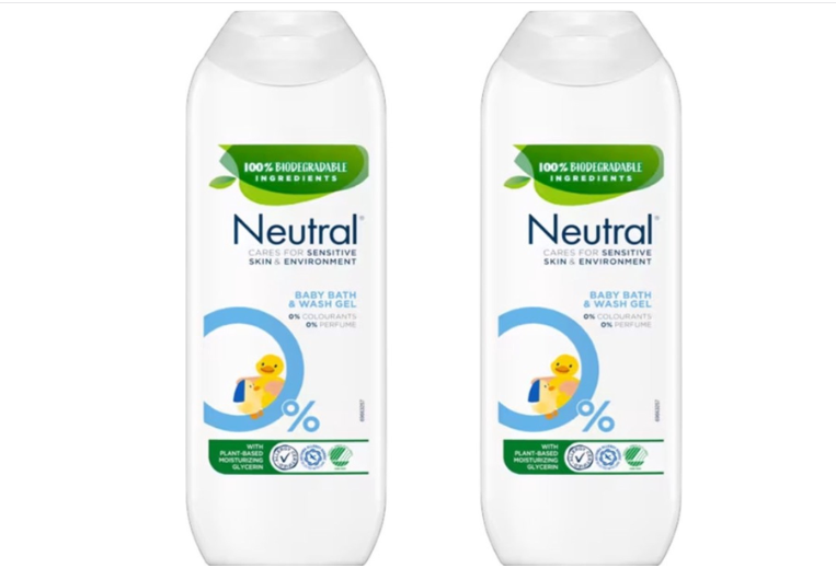Neutral Baby Washing Gel - Perfume Free 2 x 250 ml