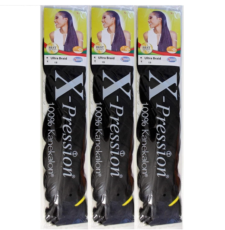 X-Pression Ultra Braid #4 - Value Pack 3 Pieces