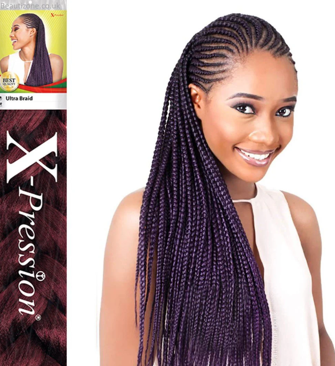 Expression Super X-pression Ultra Braids-Fake Hair-Number - Color 4- Hair Extensions