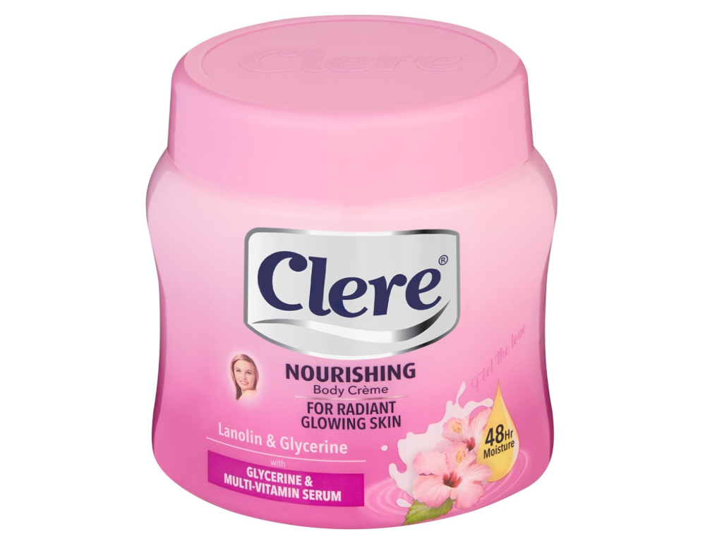 Clere Nourishing Lanolin & Glycerine With Vitamins E & A Body Cream 500 ml