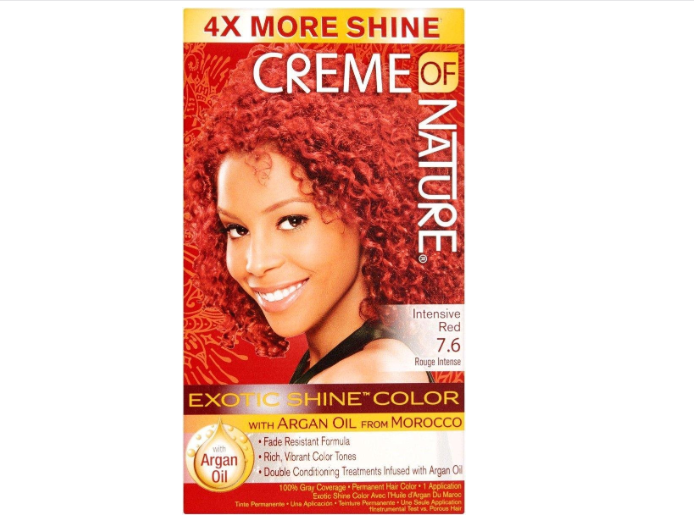 Creme of Nature Argan Oil Exotic Hair Color 7.6 Intensive Red