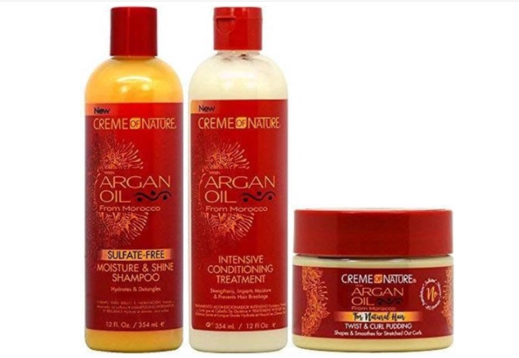 Creme Of Nature Argan Oil Set (3X1)