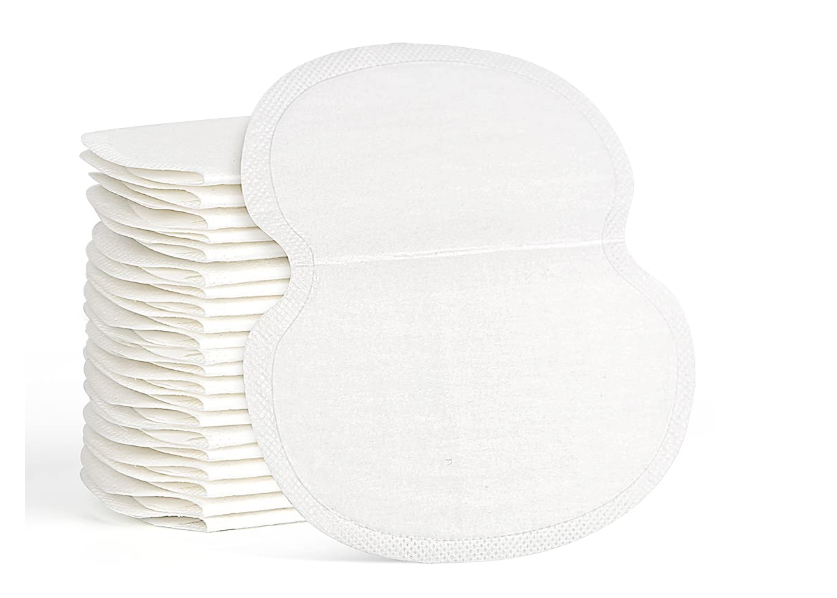 Antiperspirant armpit pads - 50 pieces - Sweat pads - Prevents sweat stains on your clothes - Against sweat stains - Women - Men - Anti-sweat - Disposable - Cotton - Single use - White