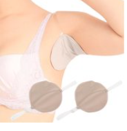 Armpit Pads - Reusable Anti-Sweat Pads - Anti-Perspirant - Armpit Pads for Men and Women - Anxiety Sweat - Against Sweat on Your Clothes - 1 Pair Beige