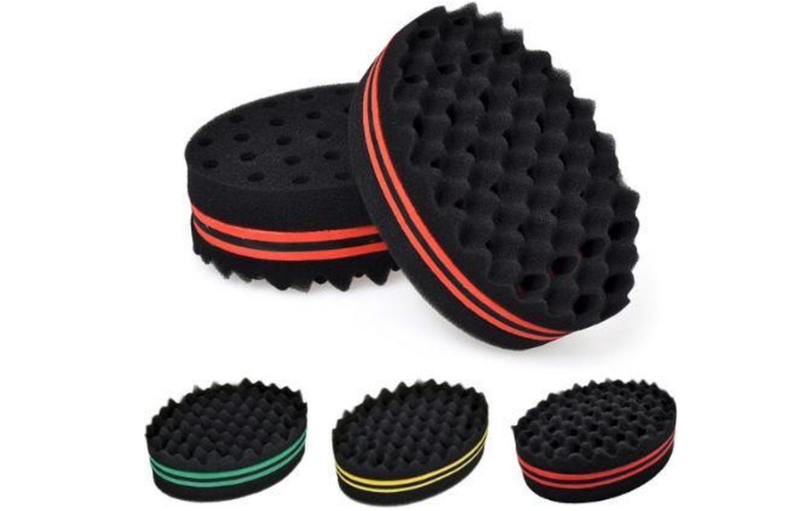 Afro Twist - Hair Sponge - Afro Twist Hair Sponge - Hair twister (Black / Red)