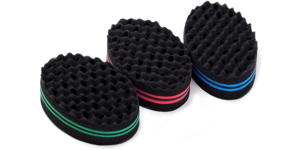 Afro Twist - Hair Sponge - Afro Twist Hair Sponge - Hair twister (Blue/Black/Red)