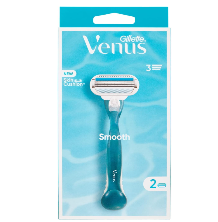 Gillette Venus Smooth Shaving System for Women - Razor - Value Pack 3 pieces