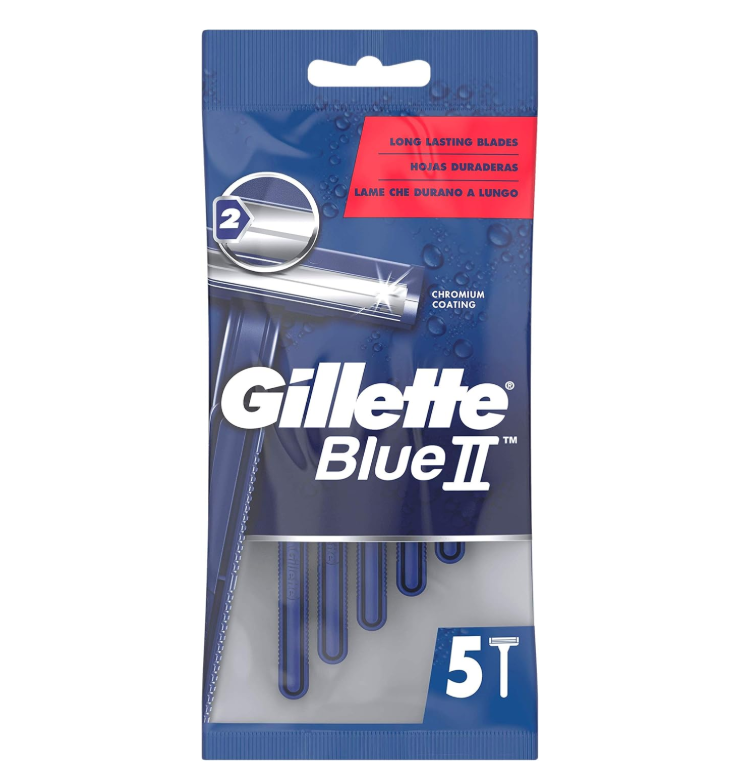 Gillette Blue II 5-pack of disposable razors