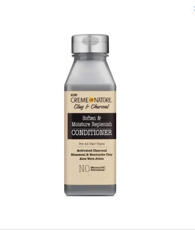 Creme of Nature Clay & Charcoal Soften & Moisture Replenish Conditioner 12oz