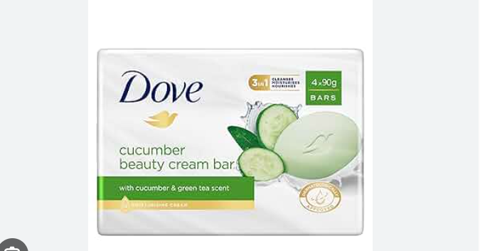Dove Soap - Go Fresh Touch Cucumber - 4 x 90 Grams