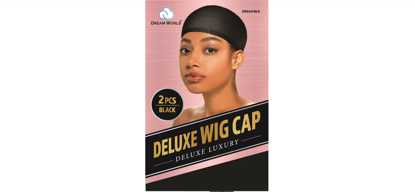 Dream World Deluxe Wig Cap Black DRE097BLK