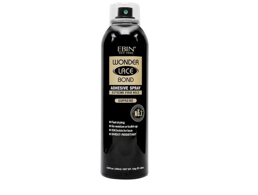 Ebin New York - wonder Lace bond - SMALL - adhesive spray-extreme firm hold - supreme 180ml