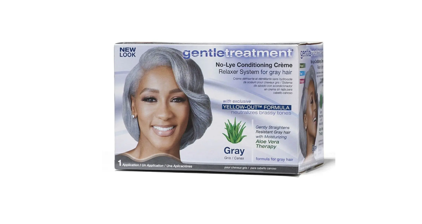 Gentle Treatment Relaxer Kit Gray Hair