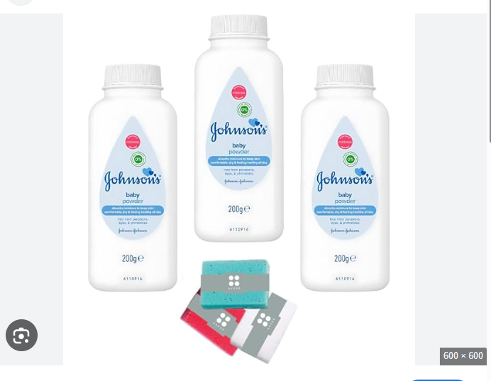 Johnson's Baby Powder - 3 x 200 Grams