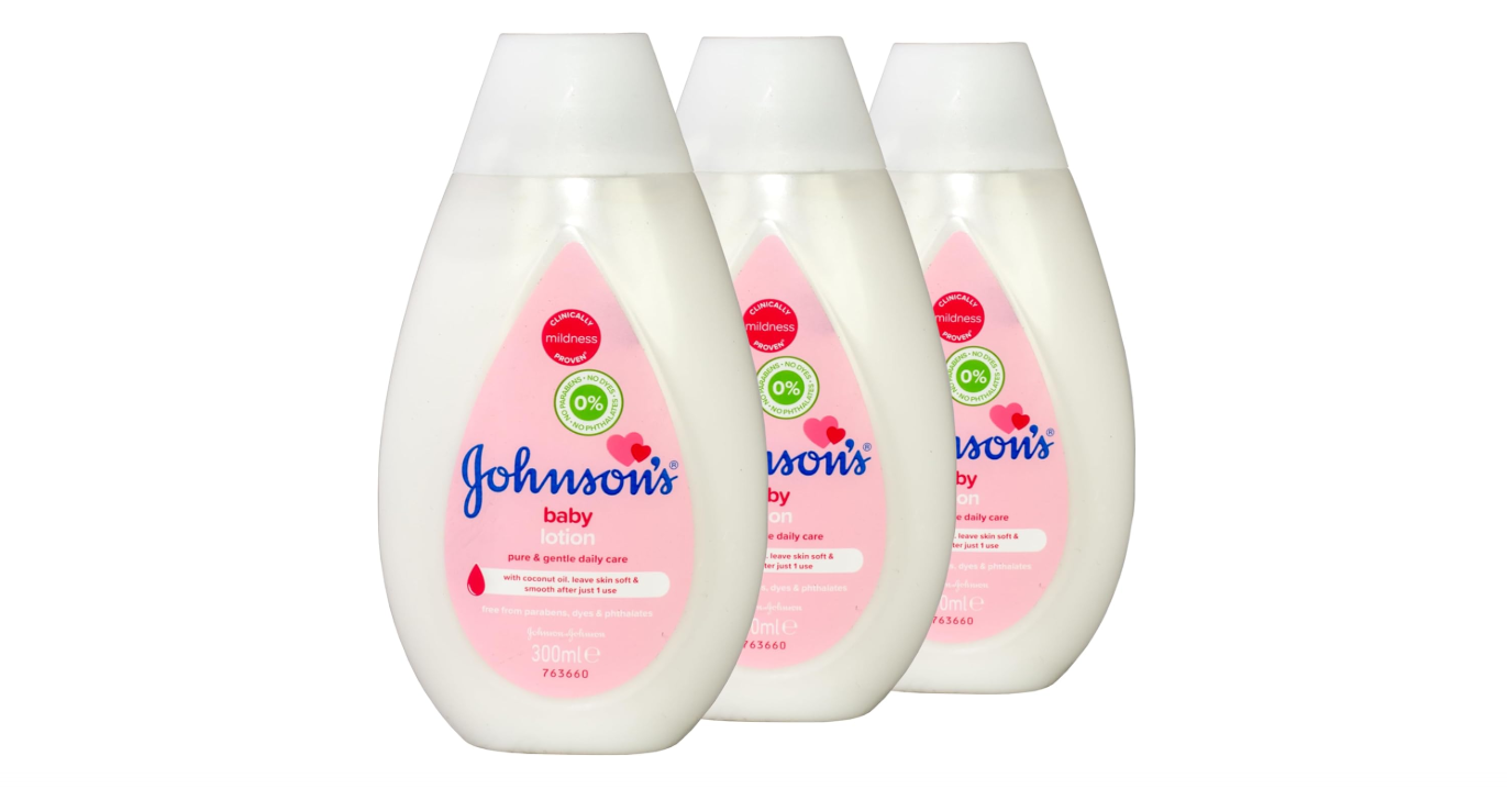 Johnson's - Baby Lotion 0% - 3 x 300 ml - Value Pack