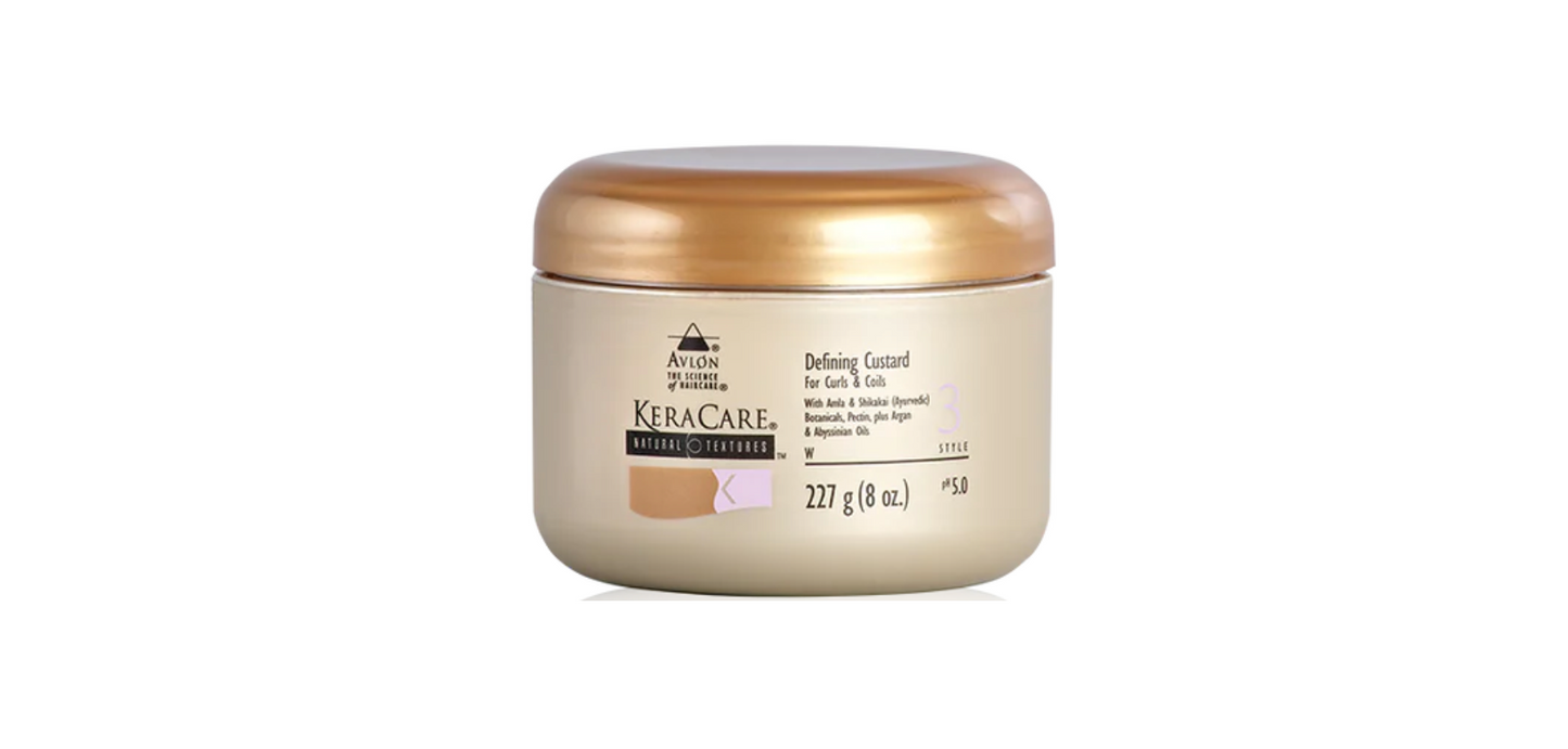KeraCare - Natural Textures Curl Defining Custard - 227gr - CG proof