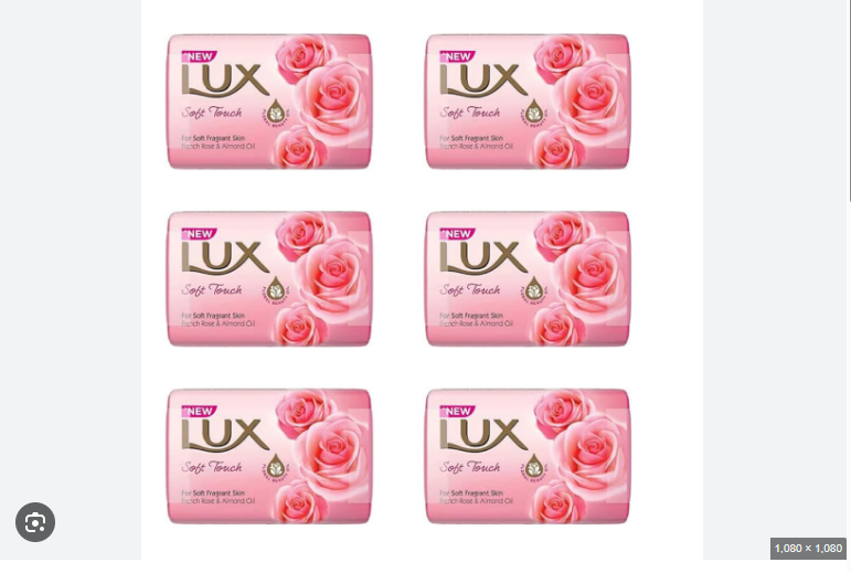 Lux Soap - Soft Touch - Value Pack - 6 x 85 grams - Rose & Almond Oil