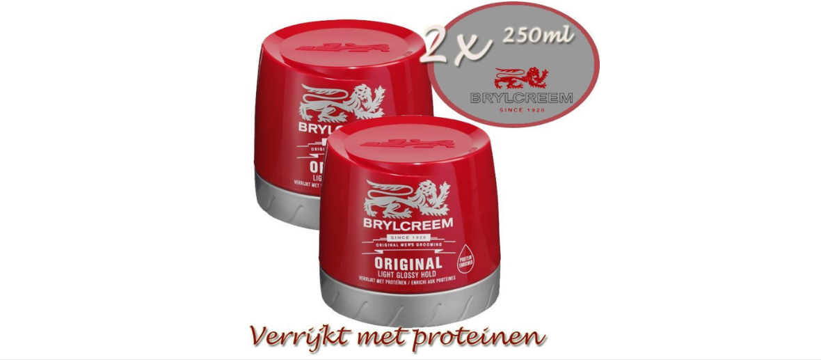 Brylcreem Classic Hair Cream - 2x 250 ml