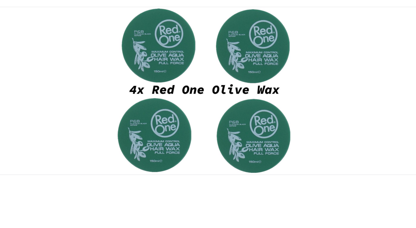 Red one Olive Hair Wax 4 Pieces