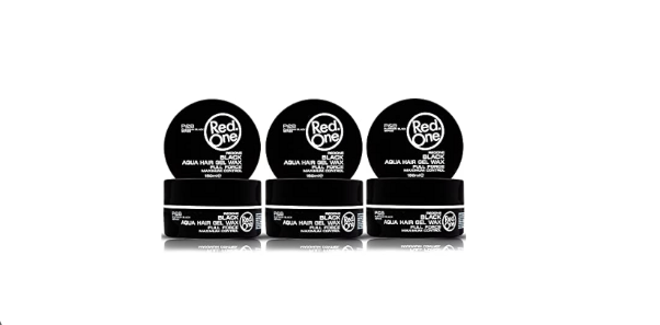 Red One Black Aqua Hair Gel Wax 150ml - Value pack 3 pieces