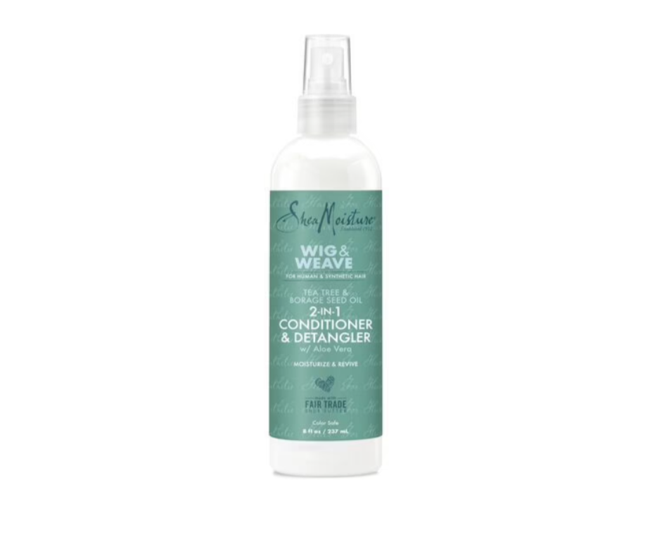 Shea Moisture WIG & WEAVE 2IN1 CONDITIONER & DETANGLER 8oz